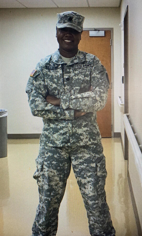 Dr. Williams at Ft. Belvoir Community Hospital
